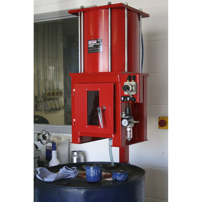Sealey Pneumatic Oil Filter Crusher HFC08 Sealey - Dynamic Drive