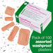 Safety First Aid HypaPlast Assorted Washproof Plasters - Pack of 100 Safety First Aid Group  - Dynamic Drive