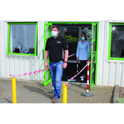 Connect Red & White Barrier Tape 75mm x 500m Non Adhesive 1pc 35365 Tool Connection - Dynamic Drive