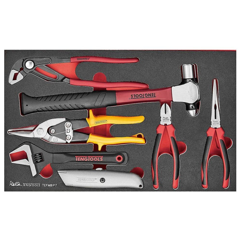 Teng Tools General Tool Set BP FOAM3 7 Pieces Teng Tools - Dynamic Drive