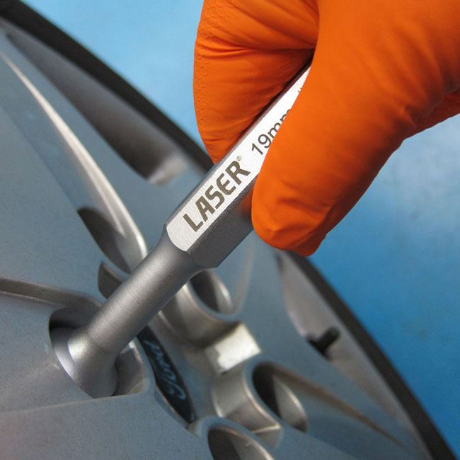Laser Wheel Nut Wrench Set 4pc 7037 Laser - Dynamic Drive