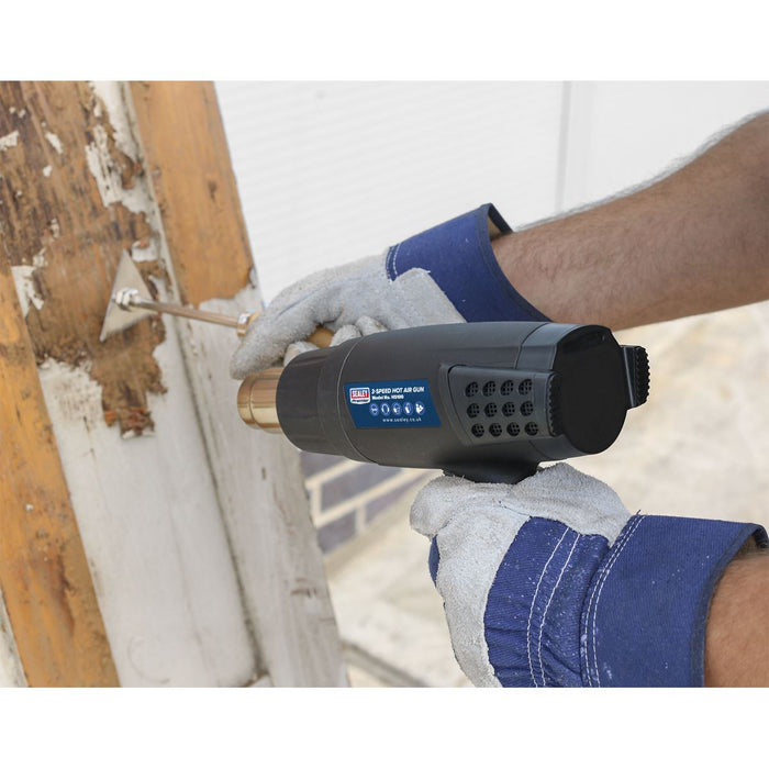 Sealey Hot Air Gun 2000W 3-Speed 50/420/650C HS100 Sealey  - Dynamic Drive