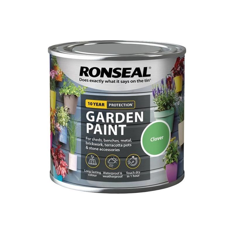 Ronseal Garden Paint Clover 250ml Ronseal - Dynamic Drive