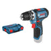 Bosch GSR 12V-15 FC Pro FlexiClick Drill Driver + Attachment 12V Bare Unit Bosch - Dynamic Drive