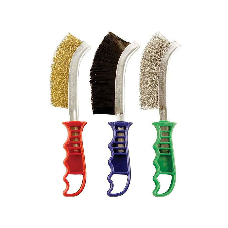 Abracs ABWBSCRATCHPK Scratch Brush Pack - Curved Shape - Narrow Face ABRACS - Dynamic Drive