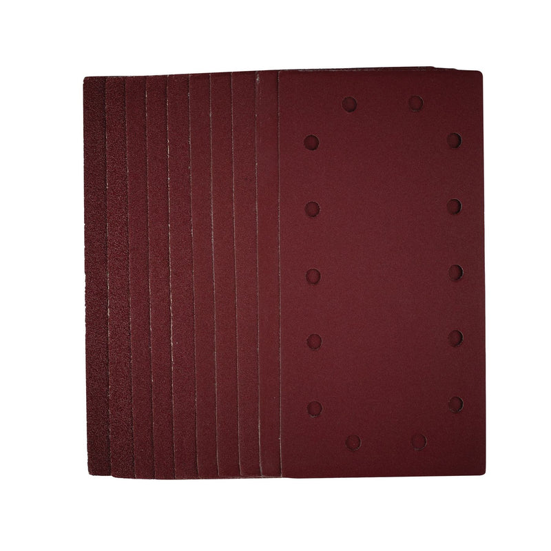 Draper 1/2 Sanding Sheets with Hook and Loop, 115 x 230mm, Assorted Grit (Pack o Draper - Dynamic Drive