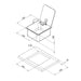 CAN Sink with Glass Lid & Tap 350 x 320mm CAN - Dynamic Drive