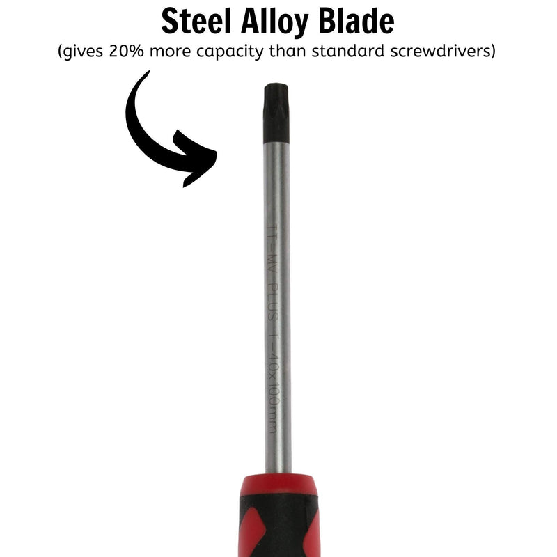 Teng Tools TX Screwdriver TX40 x 100mm L Teng Tools - Dynamic Drive