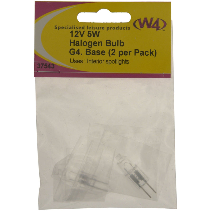 W4 G4 Halogen Bulb 5W 12V (2) 37543 W4 - Dynamic Drive