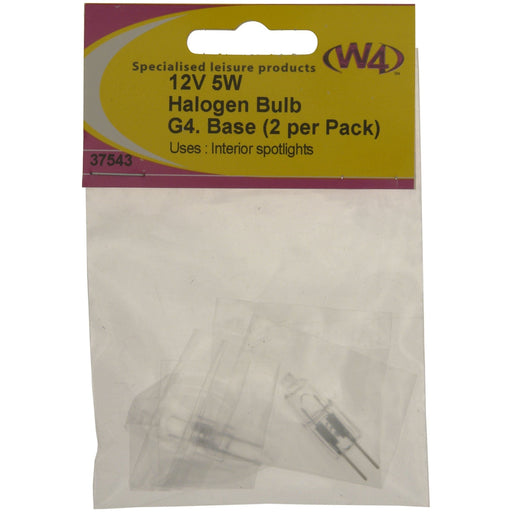 W4 G4 Halogen Bulb 5W 12V (2) 37543 W4 - Dynamic Drive