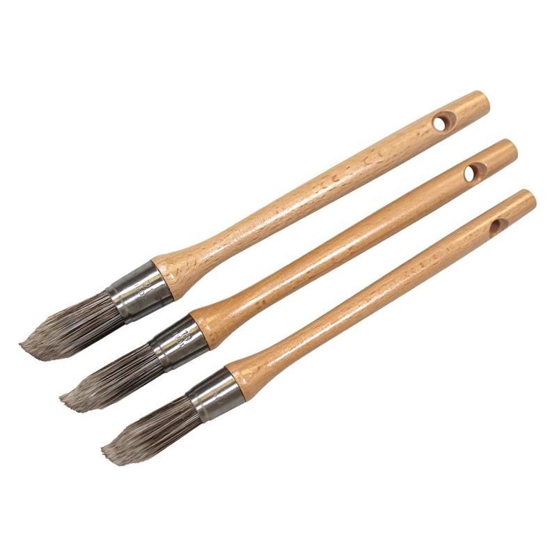 Faithfull Pointed Brush Set, 3 Piece Faithfull - Dynamic Drive
