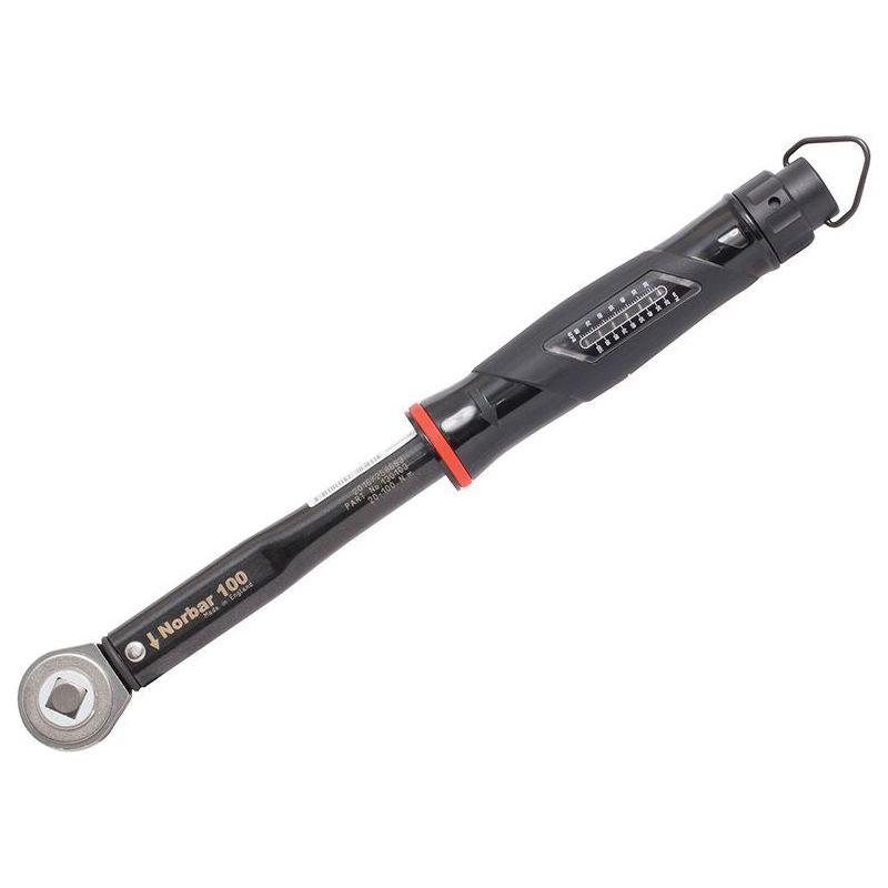 Norbar NorTorque® 100 Adjustable Dual Scale Ratchet Torque Wrench 1/2in Drive 20-100Nm Norbar - Dynamic Drive