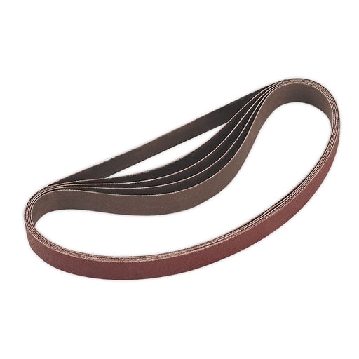 Sealey Sanding Belt 20 x 520mm 80Grit Pack of 5 SA355/B80G Sealey - Dynamic Drive