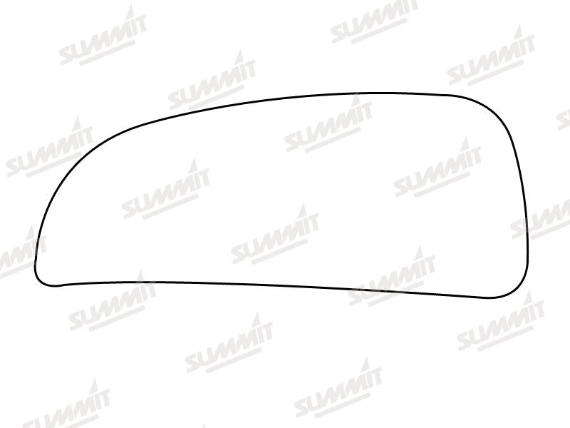 Summit Non-Heated Base Plate With Lower Blind-Spot Mirror Glass fits Fiat Ducato, Peugeot Boxer 06 on RHS Summit - Dynamic Drive