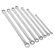 Sealey Double End Ring Spanner Set 7pc Extra-Long Metric AK6311 Sealey - Dynamic Drive
