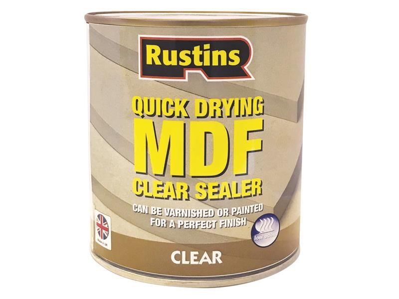 Rustins Quick Drying MDF Sealer Clear 250ml Rustins - Dynamic Drive