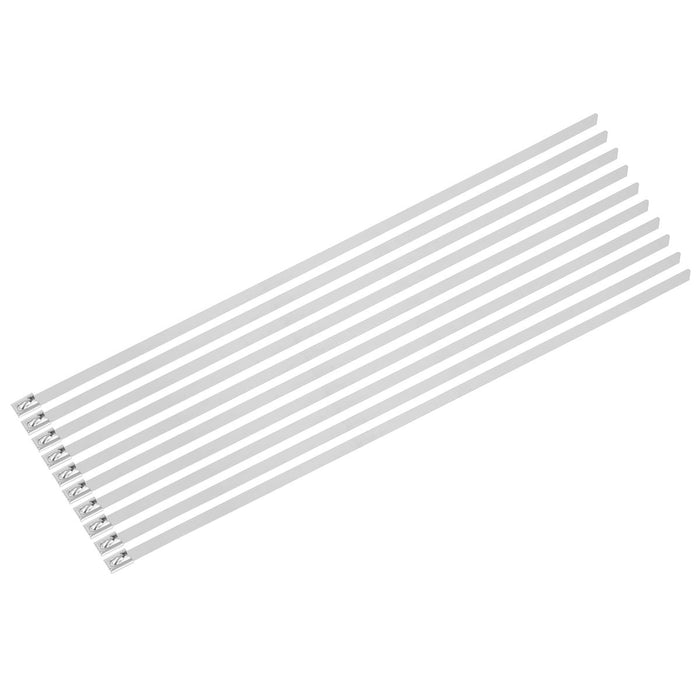 Sealey Stainless Steel Cable Tie 400mm x 7.9mm - Pack of 100 CTSS479 Sealey - Dynamic Drive