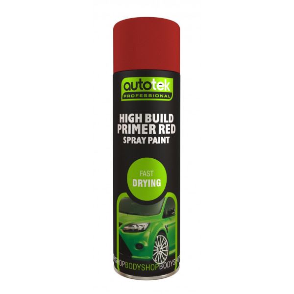 Autotek High Build Primer - Red - 500ml Autotek  - Dynamic Drive