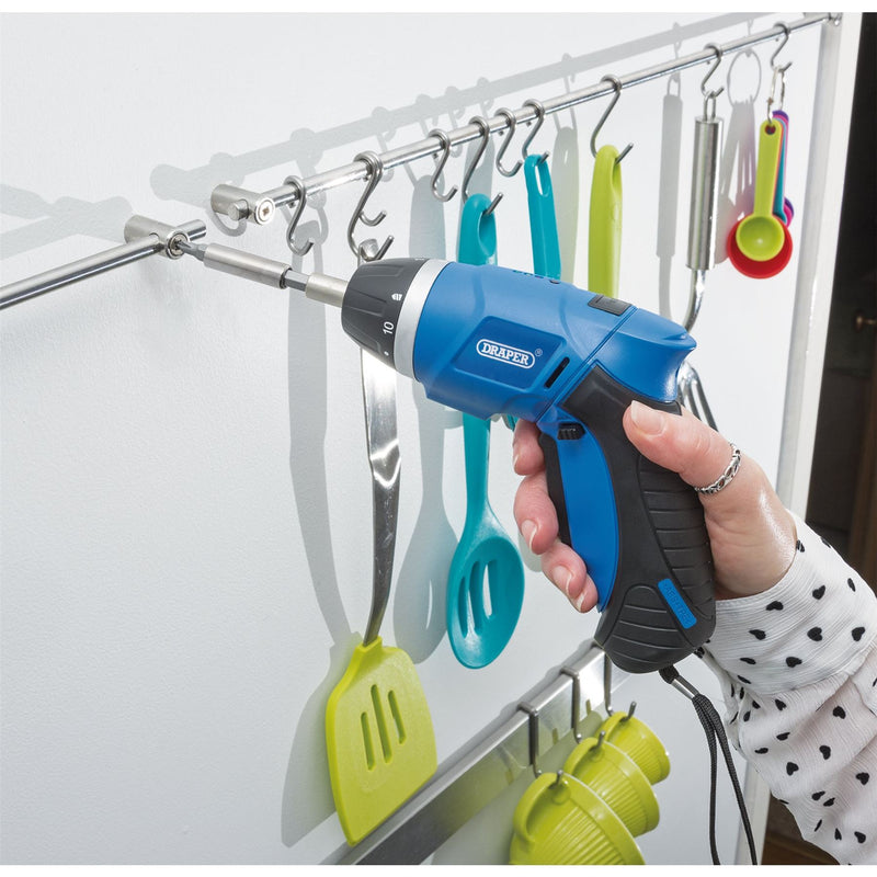 Draper 3.6V Cordless Li-ion Screwdriver Kit 83568 Draper - Dynamic Drive