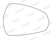 Summit Stick-On Aspheric Mirror Glass fits Audi A3 13 on RHS Summit - Dynamic Drive
