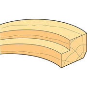 Trend 46/91 x 1/4 TCT 90° Shank Mounted Template Profiler 12.7 x 9.5mm Trend - Dynamic Drive