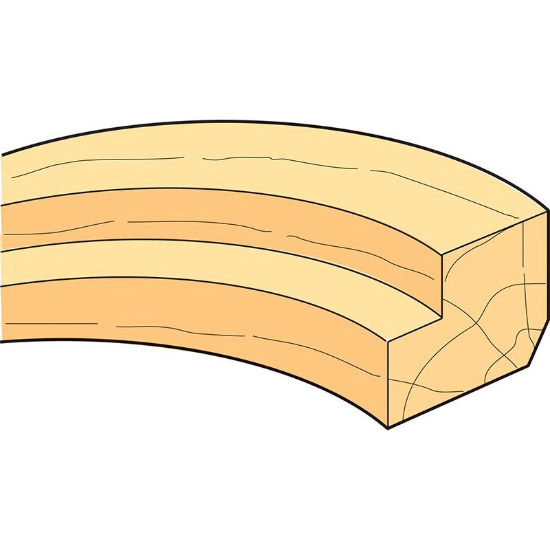 Trend 46/91 x 1/4 TCT 90° Shank Mounted Template Profiler 12.7 x 9.5mm Trend - Dynamic Drive