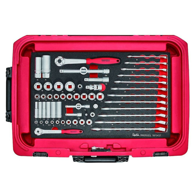 Teng Tools Spanner & Socket Set FOAM3 57 Pieces Teng Tools - Dynamic Drive