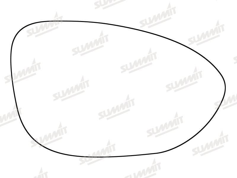 Summit Stick-On Standard Mirror Glass fits BMW Z4 RHS Summit - Dynamic Drive