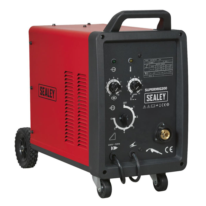 Sealey SUPERMIG200 Professional MIG Welder 200Amp 230V with Binzel Euro Torch Sealey  - Dynamic Drive