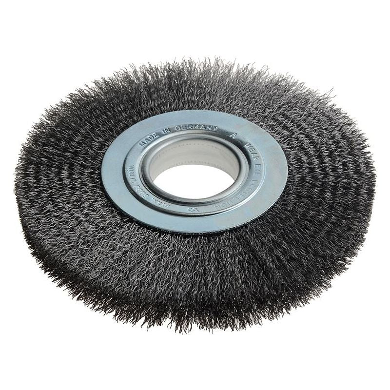 Lessmann Wheel Brush D200mm x W24-27 x 50 Bore Steel Wire 0.35 + Adaptors Set 3 Lessmann - Dynamic Drive