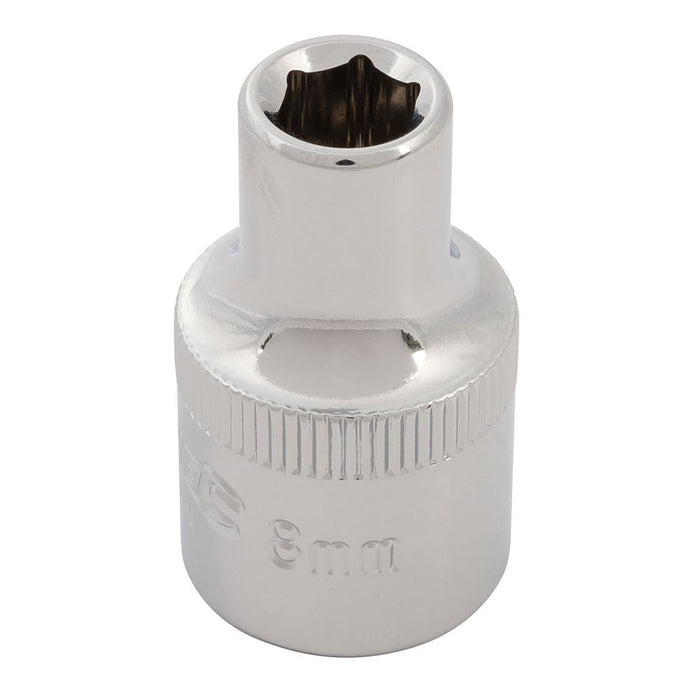 Silverline Socket 1/2" Drive 6pt Metric 8mm Silverline - Dynamic Drive