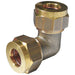 AG Gas Equal Elbow Coupling (3/8" Compression) AG - Dynamic Drive