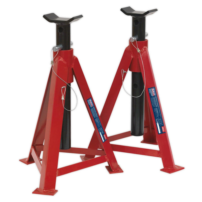 Sealey Axle Stands (Pair) 5tonne Capacity per Stand AS5000M Sealey  - Dynamic Drive