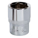 Sealey WallDrive Socket 22mm 1/2"Sq Drive Fully Polished SP1222 Sealey - Dynamic Drive