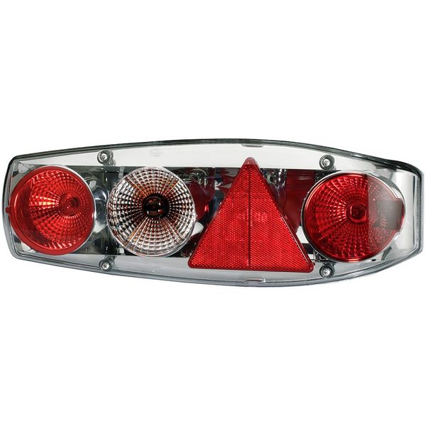 Hella Caraluna II Chrome Right Hand Caravan Cluster Lamp with Fog Light Hella - Dynamic Drive