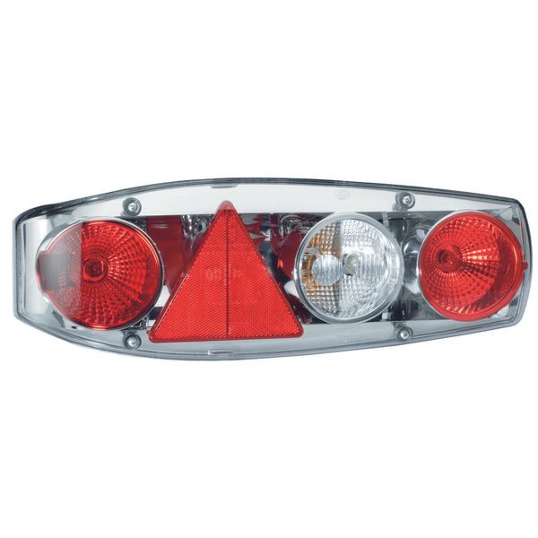 Hella Caraluna II Plus Chrome Left Hand Caravan Cluster Lamp Hella - Dynamic Drive