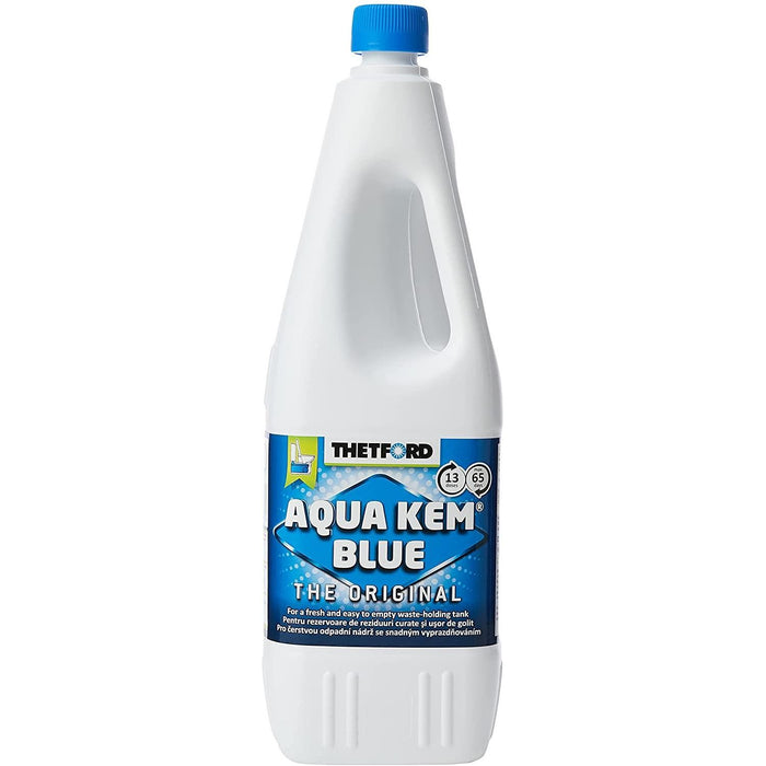 2x Thetford Aqua Kem Blue Caravan & Motorhome Toilet Chemical Fluid *2L* Thetford  - Dynamic Drive