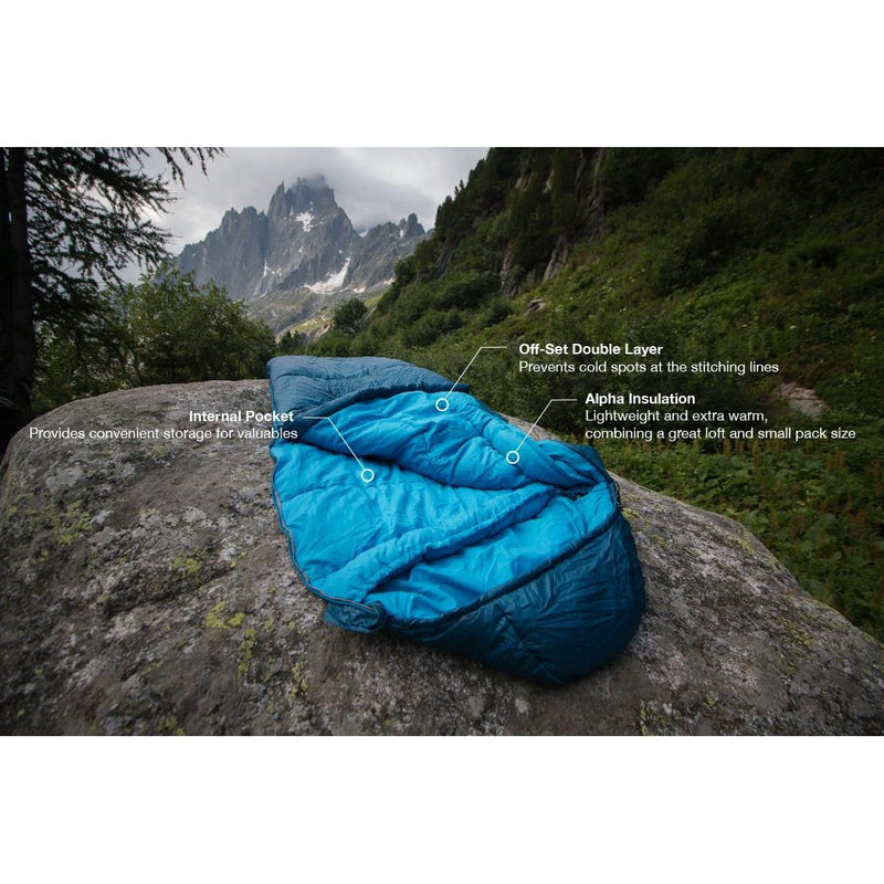 Vango Nitestar Alpha 350 Sleeping Bag Mummy Shape 3-4 Season Camping Vango - Dynamic Drive