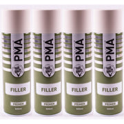 4x Autotek Yellow Filler Primer 500ML High Covering Spray Paint Professional Autotek - Dynamic Drive