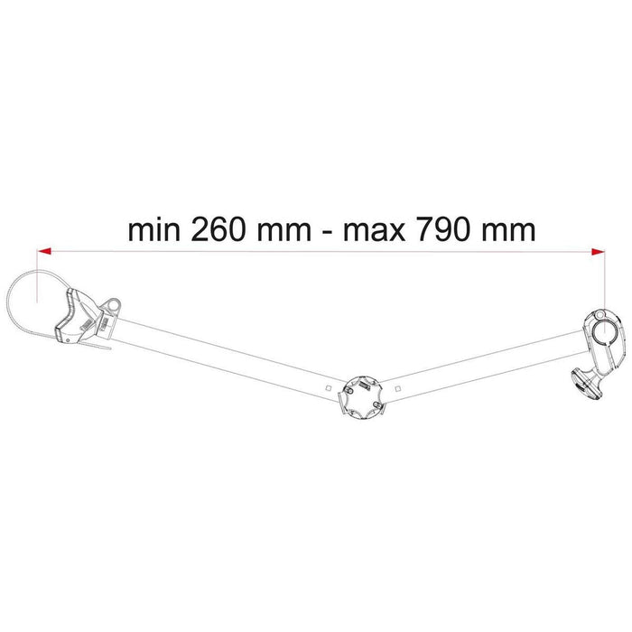 Fiamma Bike-Block Pro S D 3 Aluminium (08831F01-) Fiamma - Dynamic Drive