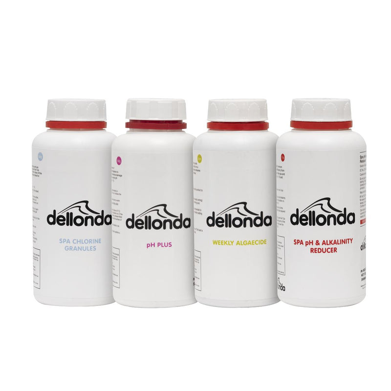 Dellonda Swimming Pool Starter Kit - Chlorine pH Increaser pH Reducer Algaecide Dellonda - Dynamic Drive