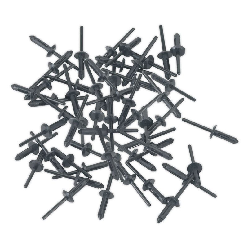 Sealey Plastic Rivet5 x 17.2mm Pack of 50 PR004 Sealey - Dynamic Drive