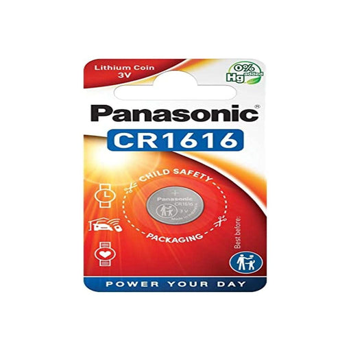 Connect Panasonic Coin Cell Battery CR1616 1pc 36905 Tool Connection - Dynamic Drive