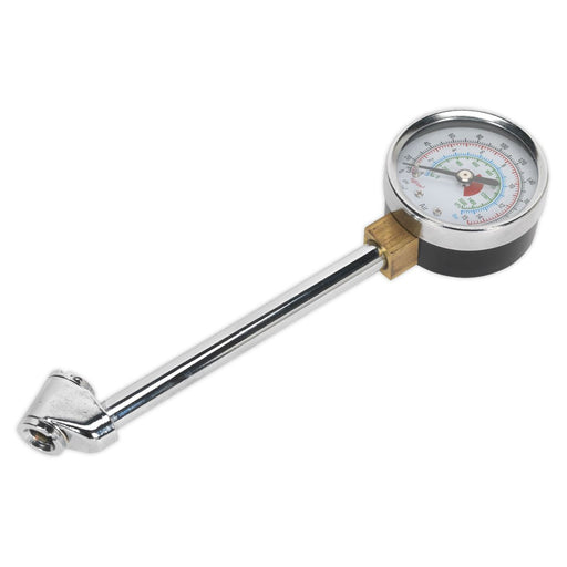 Sealey Twin Connector Tyre Pressure Gauge 0-220psi TSTPG34 Sealey - Dynamic Drive