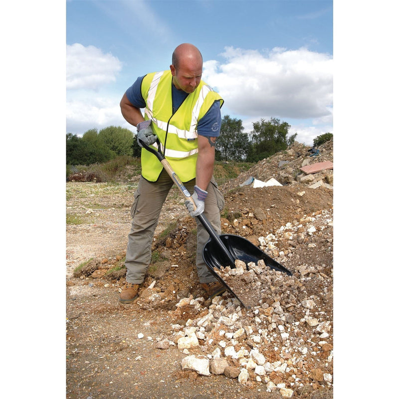 Draper Rubble and Debris/Multi-Purpose ABS Shovel with Hardwood Shaft 19177 Draper - Dynamic Drive