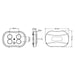 Ring Cora Ring Mini Light Bars Magnetic Orange Led Ring Automotive - Dynamic Drive