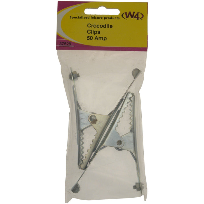 W4 Crocodile Clips 50A (2) 37529 W4 - Dynamic Drive
