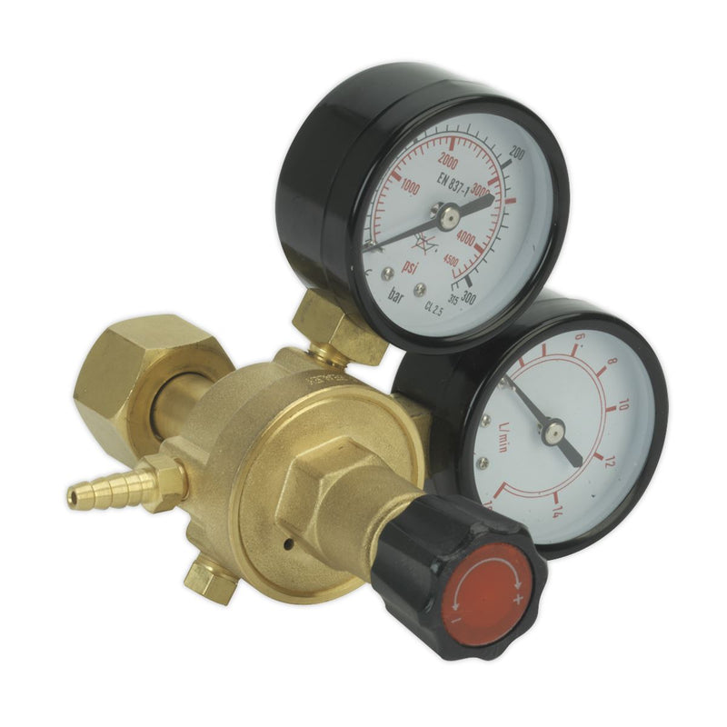 Sealey MIG Gas Regulator 2 Gauge Industrial REG/MT Sealey - Dynamic Drive