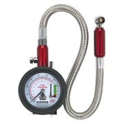 Sealey Tyre Pressure Gauge & Tyre Tread Depth Gauge Flexible Hose 0-8bar(0-120ps Sealey - Dynamic Drive