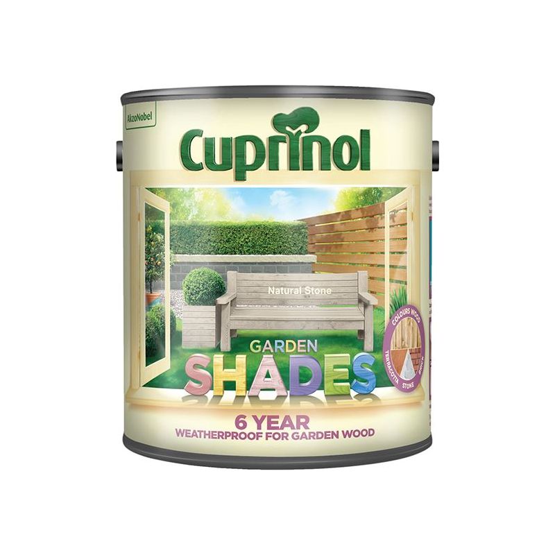 Cuprinol Garden Shades Natural Stone 2.5 litre Cuprinol - Dynamic Drive